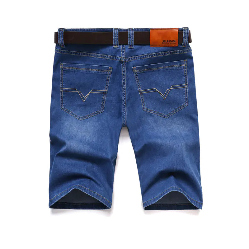 Ultra-thin Loose Straight Denim Shorts for Summer