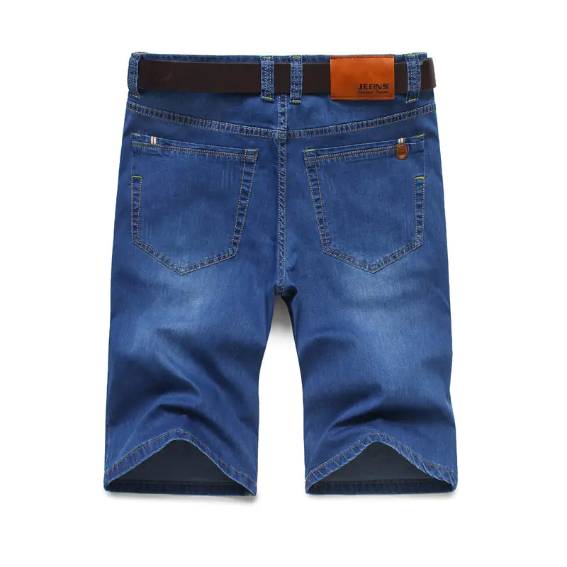 Ultra-thin Loose Straight Denim Shorts for Summer