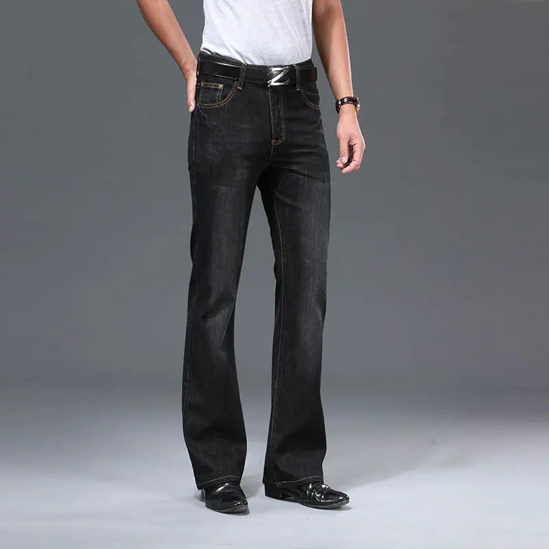 Men's Flared Loose Fit Jeans