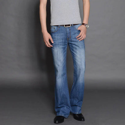 Men's Flared Loose Fit Jeans