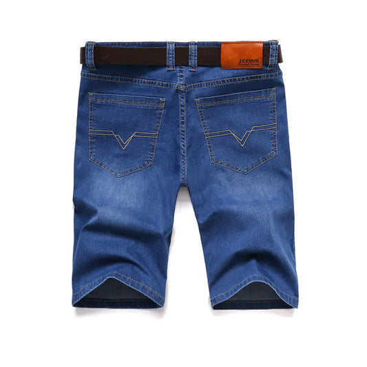 Ultra-thin Loose Straight Denim Shorts for Summer