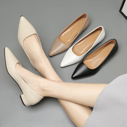 Fashionable Women's Square Heel Shoes (One Pair)