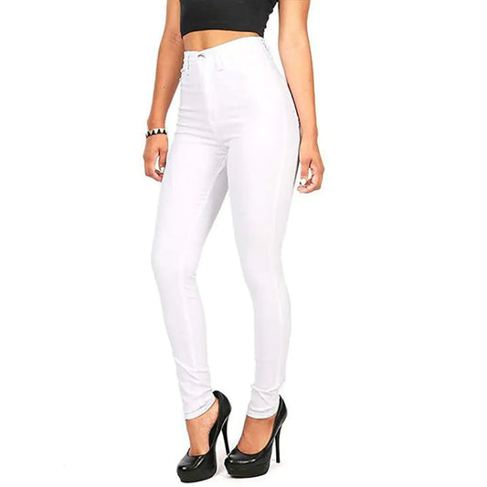 Women's High Waist Skinny Stretch Jeans