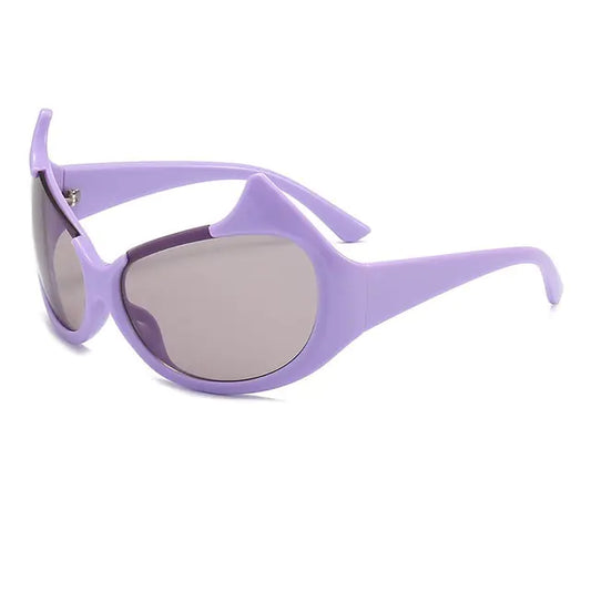 Half-Frame Cat Eye Sunglasses: Vintage Chic