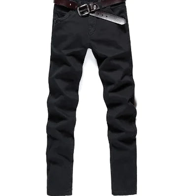 Men's Casual Straight Leg Jeans Trousers