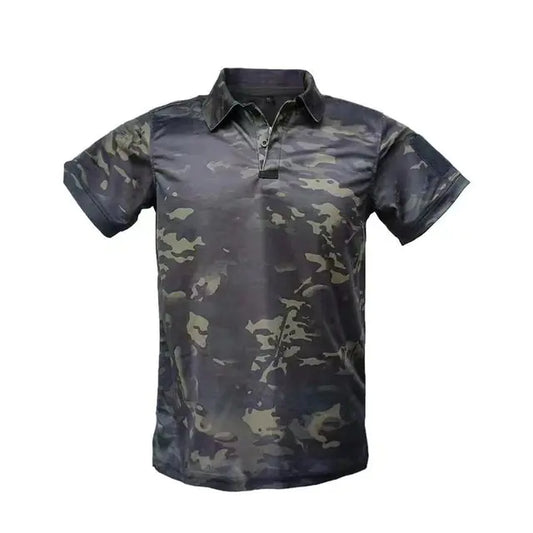 Men's Quick Dry Embroidered Tactical Polo Shirts