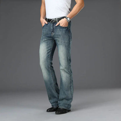 Men's Flared Loose Fit Jeans