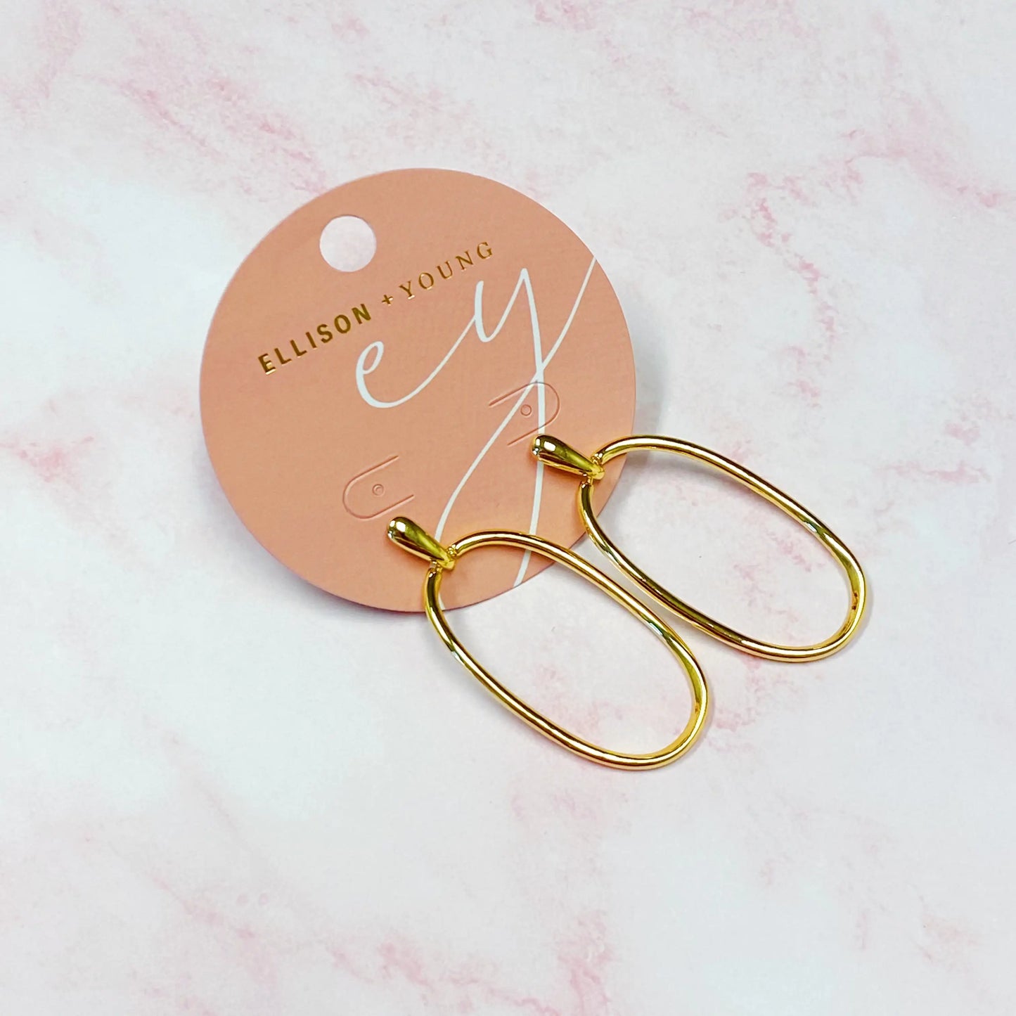 So Chic Oval Earrings