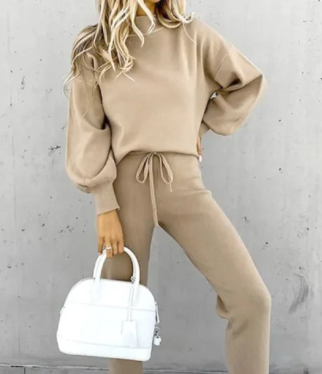 Solid Color Turtleneck Hoodie
