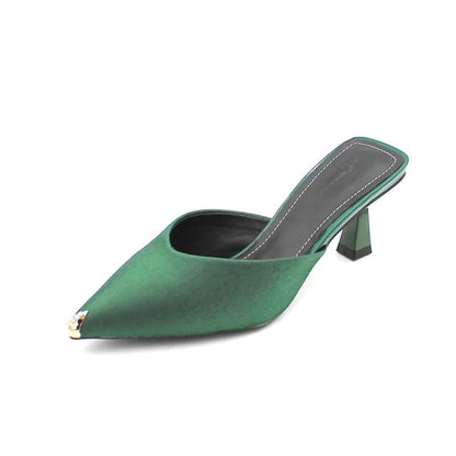 Women's Fashion Pointed Toe High Heels and Mules