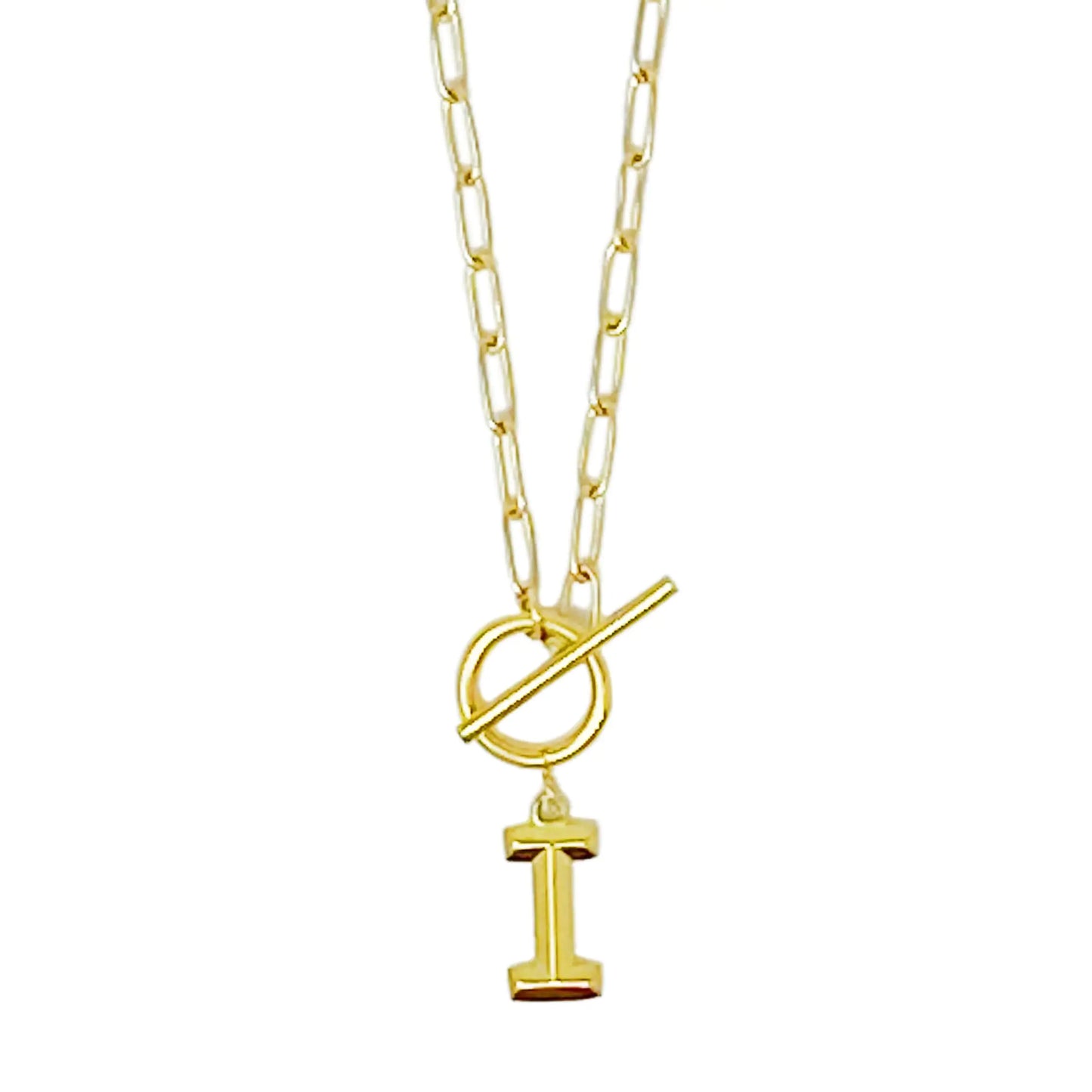 Modern Classic Initial Necklace