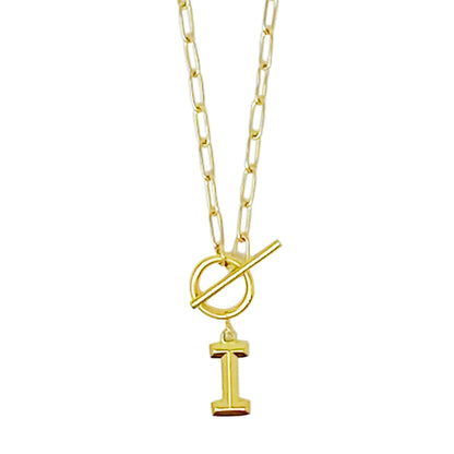 Modern Classic Initial Necklace