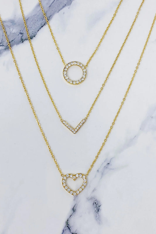 Modern Shiny Shape Necklace