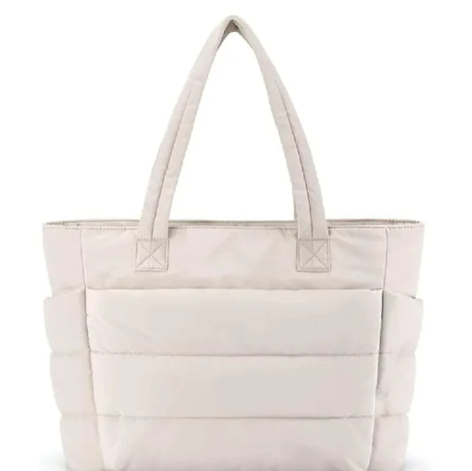 Lightweight Puffy Travel Tote Bag
