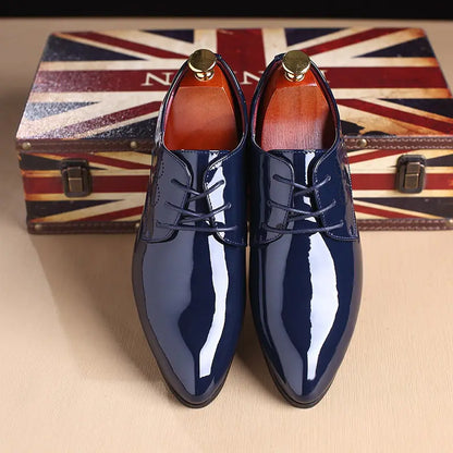 Men's Leather Business Casual Dress Shoes