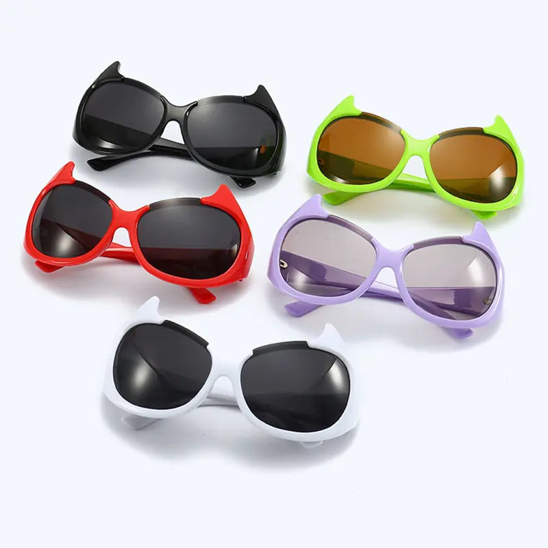 Half-Frame Cat Eye Sunglasses: Vintage Chic