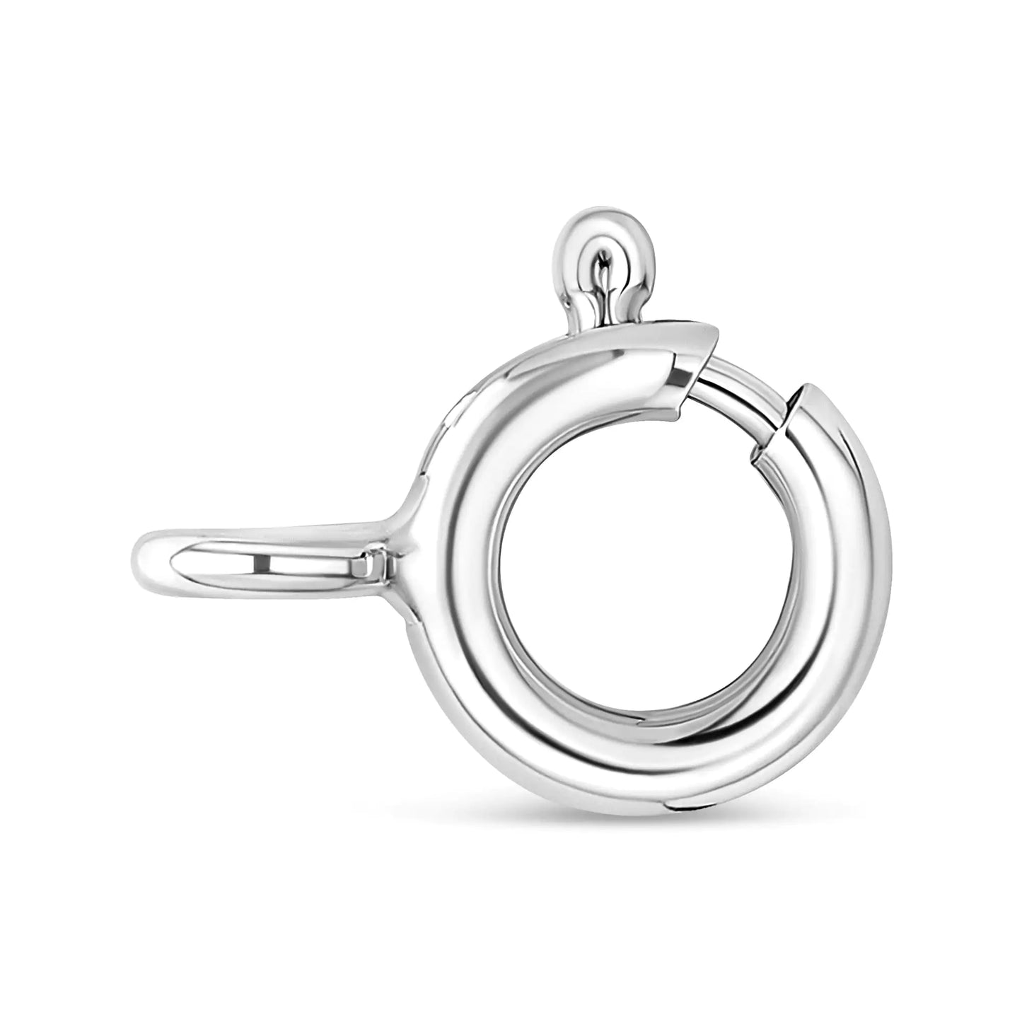 14K White Gold 1/2 Cttw Blue Lab Grown Diamond Modern Bezel-Set Solitaire 16"-18" Pendant Necklace (Blue Color, VS2-SI1 Clarity)