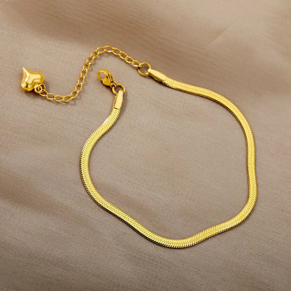 Stainless Steel Chain Leg Bracelets