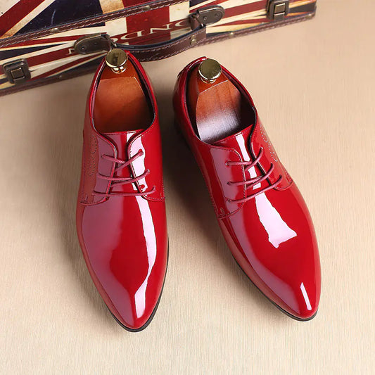 Men's Leather Business Casual Dress Shoes
