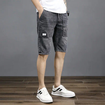 Men's Summer Thin Denim Shorts