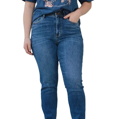 Women's Slim Fit Pull-up Jeans