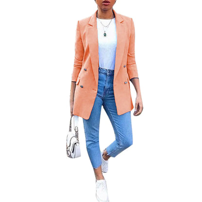 Women's Fashion Lapel Suit Jacket for Work and Events