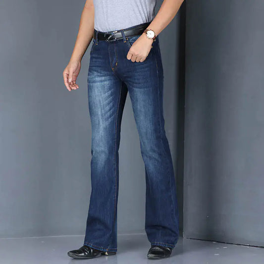 Men's Flared Loose Fit Jeans