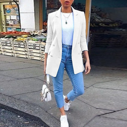 Women's Fashion Lapel Suit Jacket for Work and Events