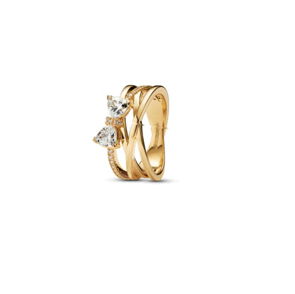 925 Silver Bow Star Wishing Ring
