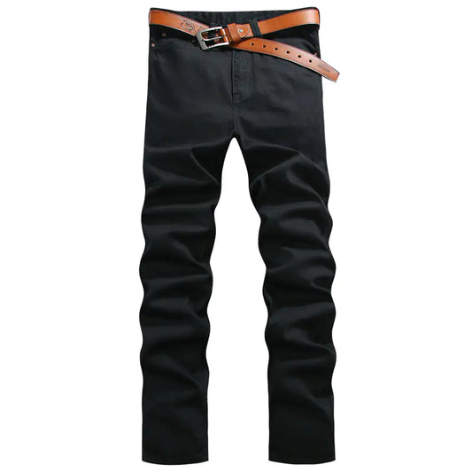 Men's Casual Straight Leg Jeans Trousers