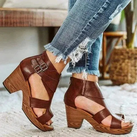 Versatile Women's Mid-Heel Shoes