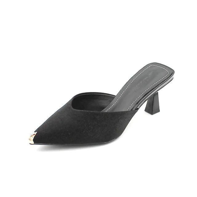 Women's Fashion Pointed Toe High Heels and Mules