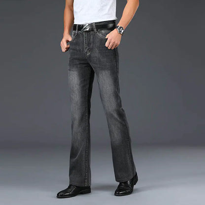 Men's Flared Loose Fit Jeans