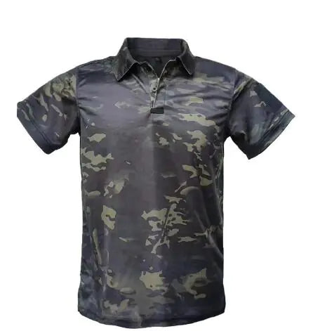 Men's Quick Dry Embroidered Tactical Polo Shirts