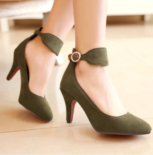 Women's Pointed Toe High Heels with Thin Stiletto