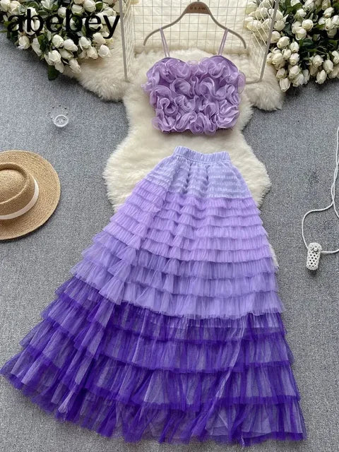 Chic and Versatile Two-Piece Beach Ensemble