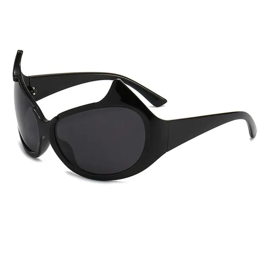 Half-Frame Cat Eye Sunglasses: Vintage Chic