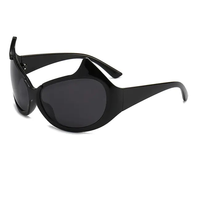 Half-Frame Cat Eye Sunglasses: Vintage Chic