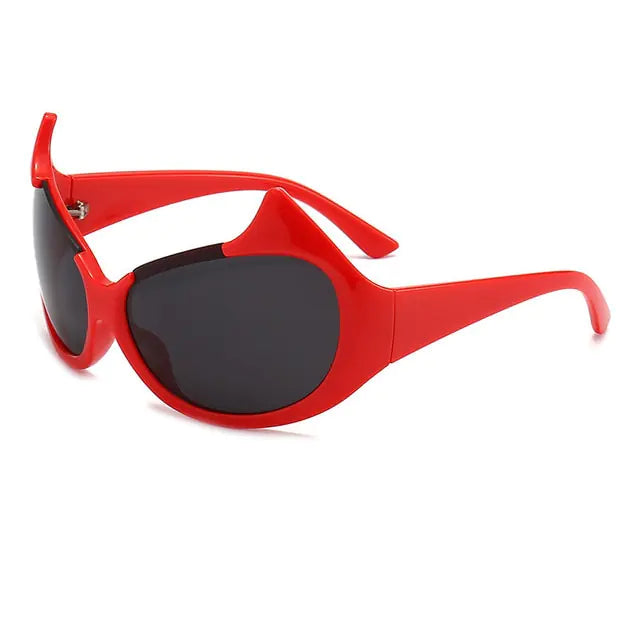 Half-Frame Cat Eye Sunglasses: Vintage Chic