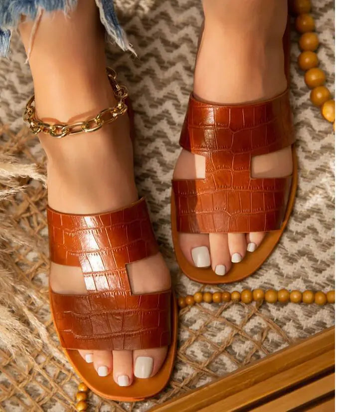 Women's Flat Jersey Slippers Shoes