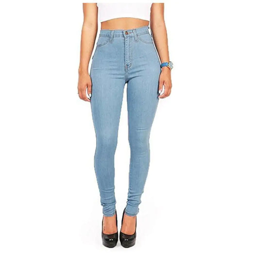 Women's High Waist Skinny Stretch Jeans
